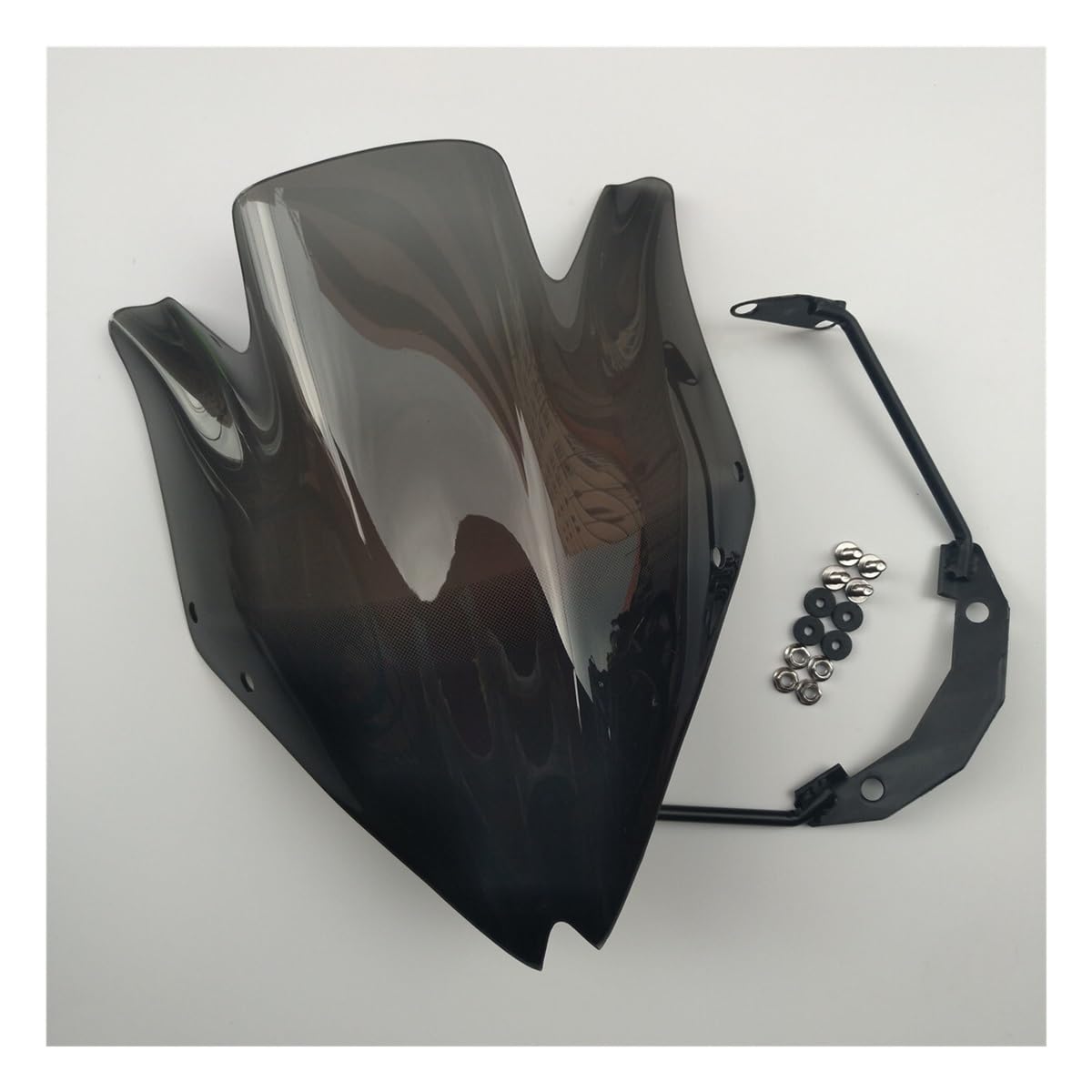 Aufsatz Windschutzglas Motorrad Für Kaw&asaki Z750 Z750R Windschutzscheibe Wind Deflectore Windschutzscheibe Blase Rauch Schwarz Windschutzscheibe Spoiler von DINGZEN