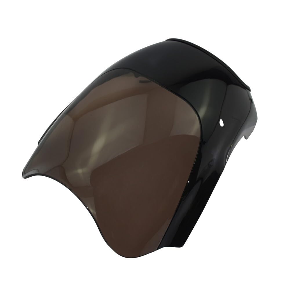 Aufsatz Windschutzglas Motorrad Rauch Windschutzscheibe Scheinwerfer Verkleidung Shades W/Trigger Lock Halterung Für Ha&rley Touring FLHR Road King Custom 1994-2006 von DINGZEN