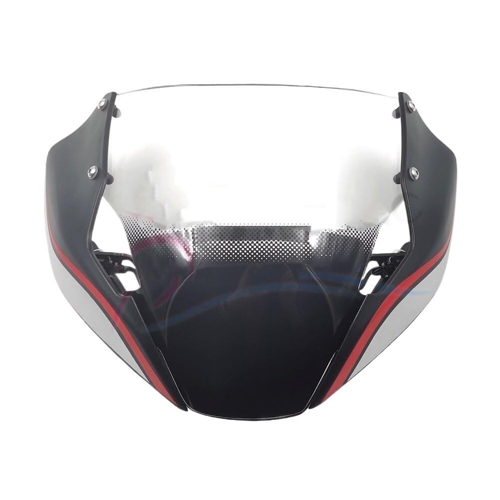 Aufsatz Windschutzglas Motorrad Verkleidung Für Du&Cati Für Monster 821 797 1200R Hyperstrada Stnipe 2018-2021 Windschutzscheibe Kopf Cowling Deflektor Windschutzscheibe von DINGZEN