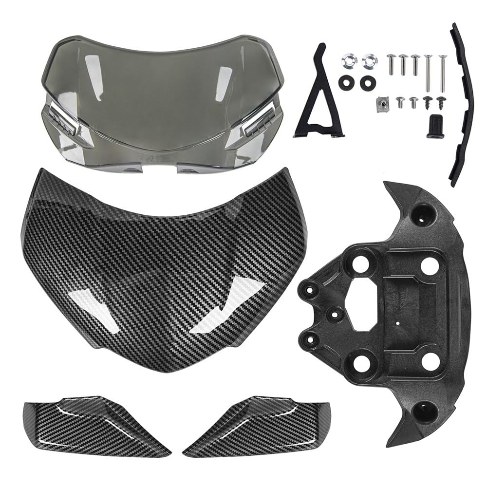 Aufsatz Windschutzglas Motorrad-Windschutzscheiben-Verkleidung Für Tr&iumph Speed ​​Triple 1200 RS 2021 2022 2023, Schild-Displayschutz, Windabweiser von DINGZEN