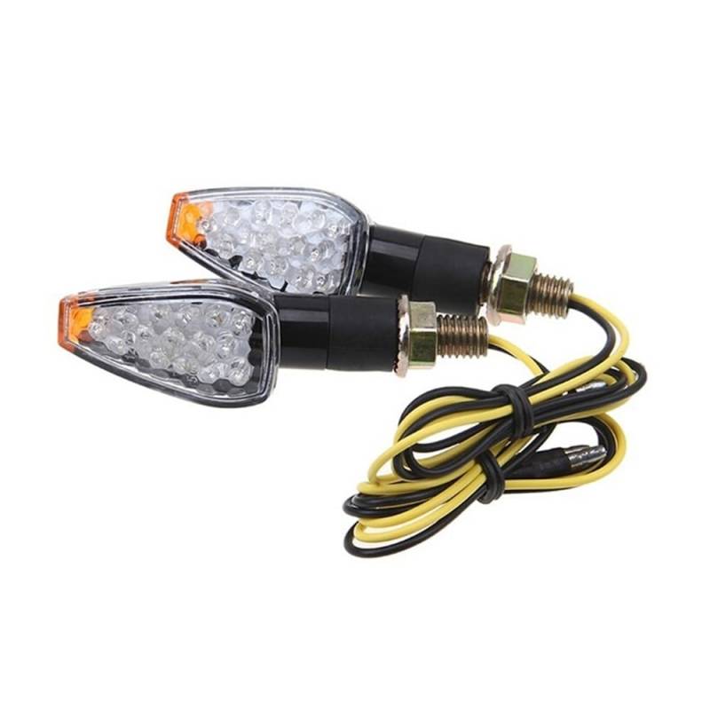 Blinker Motorräder 1PC Motorrad Vorne Und Hinten Blinker Lenkung Lampe Super Helle Lenkung Licht von DINGZEN