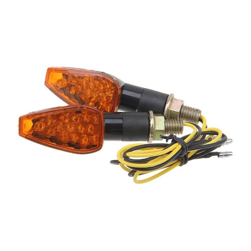 Blinker Motorräder 1PC Motorrad Vorne Und Hinten Blinker Lenkung Lampe Super Helle Lenkung Licht von DINGZEN