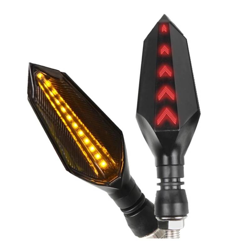 Blinker Motorräder Motorrad Blinker Blinker Vorne Hinten Lichter Für Su&zuki GSXR 600/750 GSXR600 GSXR750 GSX-R 1000 K1 K2 K3 K4 K5 von DINGZEN