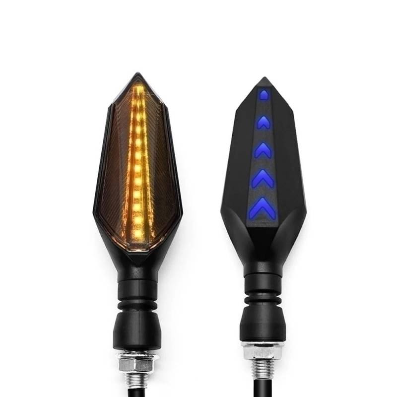 Blinker Motorräder Universal Motorrad Blinker Indikatoren Signal Licht Für Ya&maha VMAX 1200 NMAX 125 Für Für Tenere 700 YZF R120 von DINGZEN