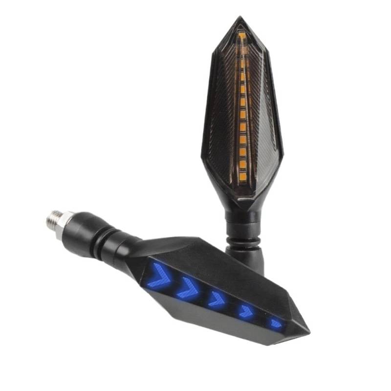 Blinker Motorräder Universal Motorrad Blinker Licht Blinkt 12 Lichter Für KA&WASAKI Z750 Z-750 Z750R Z750S Z800 Z900 Z1000 von DINGZEN