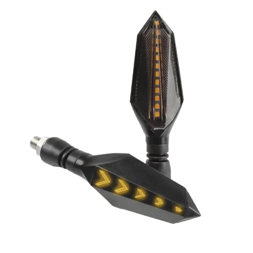 Blinker Motorräder Universal Motorrad Blinker Licht Blinkt 12 Lichter Für KA&WASAKI Z750 Z-750 Z750R Z750S Z800 Z900 Z1000 von DINGZEN