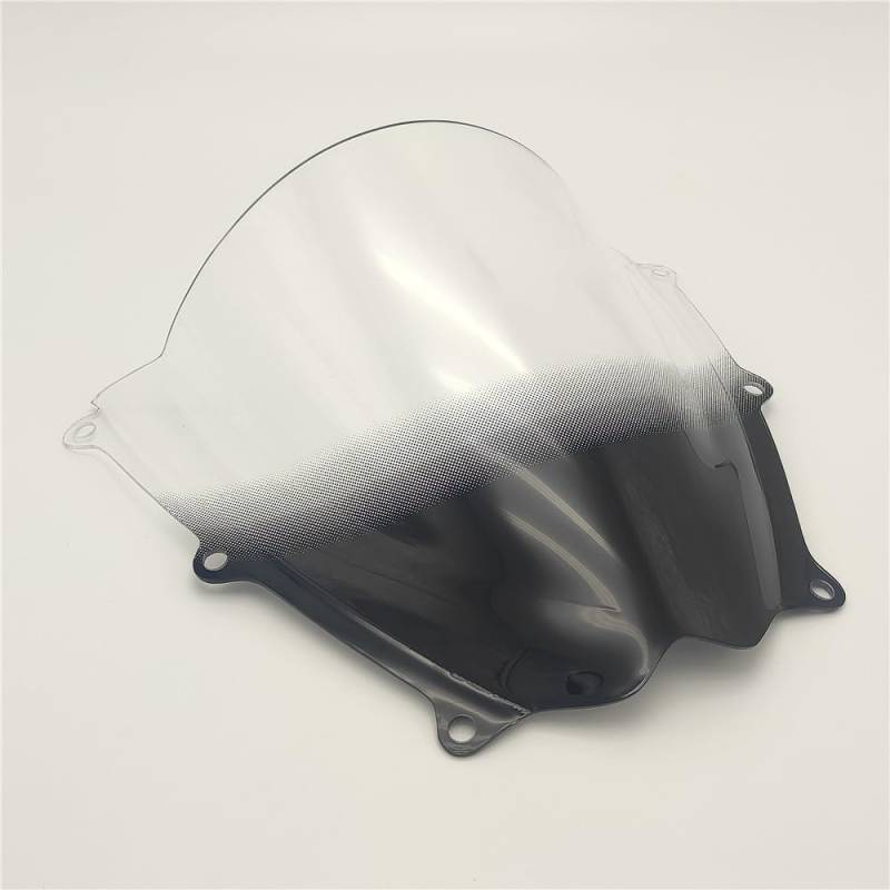 DINGZEN Aufsatz Windschutzglas Blase Windschutzscheibe Motorrad Für Su&zuki GSXR1000 K7 2007-2008 Windschutzscheibe Spoiler Rauch Schwarz Wind Deflectore Visier von DINGZEN