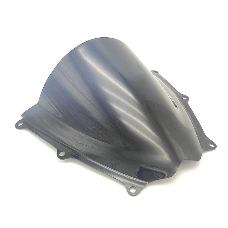 DINGZEN Aufsatz Windschutzglas Blase Windschutzscheibe Motorrad Für Su&zuki GSXR1000 K7 2007-2008 Windschutzscheibe Spoiler Rauch Schwarz Wind Deflectore Visier von DINGZEN