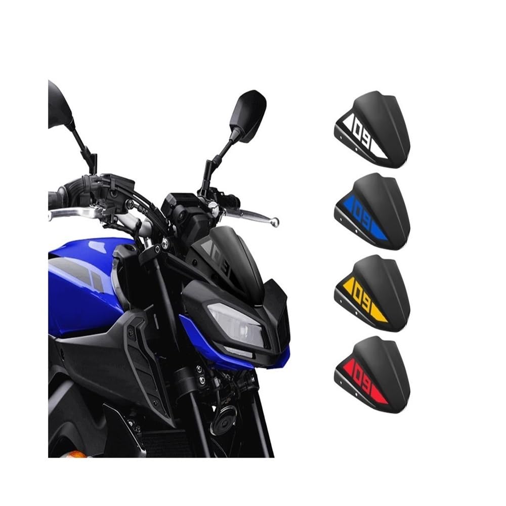 DINGZEN Aufsatz Windschutzglas Für YA&MAHA MT 09 FZ 09 MT09 FZ09 2017 2018 2019 Windschutzscheibe Windschutz Motorrad Zubehör von DINGZEN