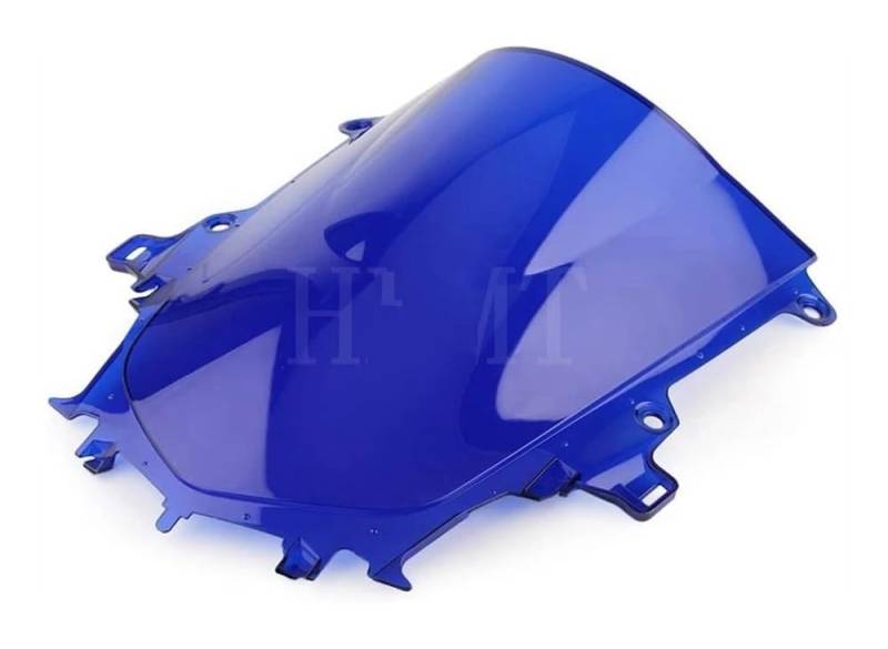 DINGZEN Aufsatz Windschutzglas Für Ya&maha YZF 1000 R1 YZFR1 15 16 17 18 19 2015 2016 2017 2018 2019 Schwarz Motorrad Windschutzscheibe Windschutzscheibe Double Bubble Screen von DINGZEN