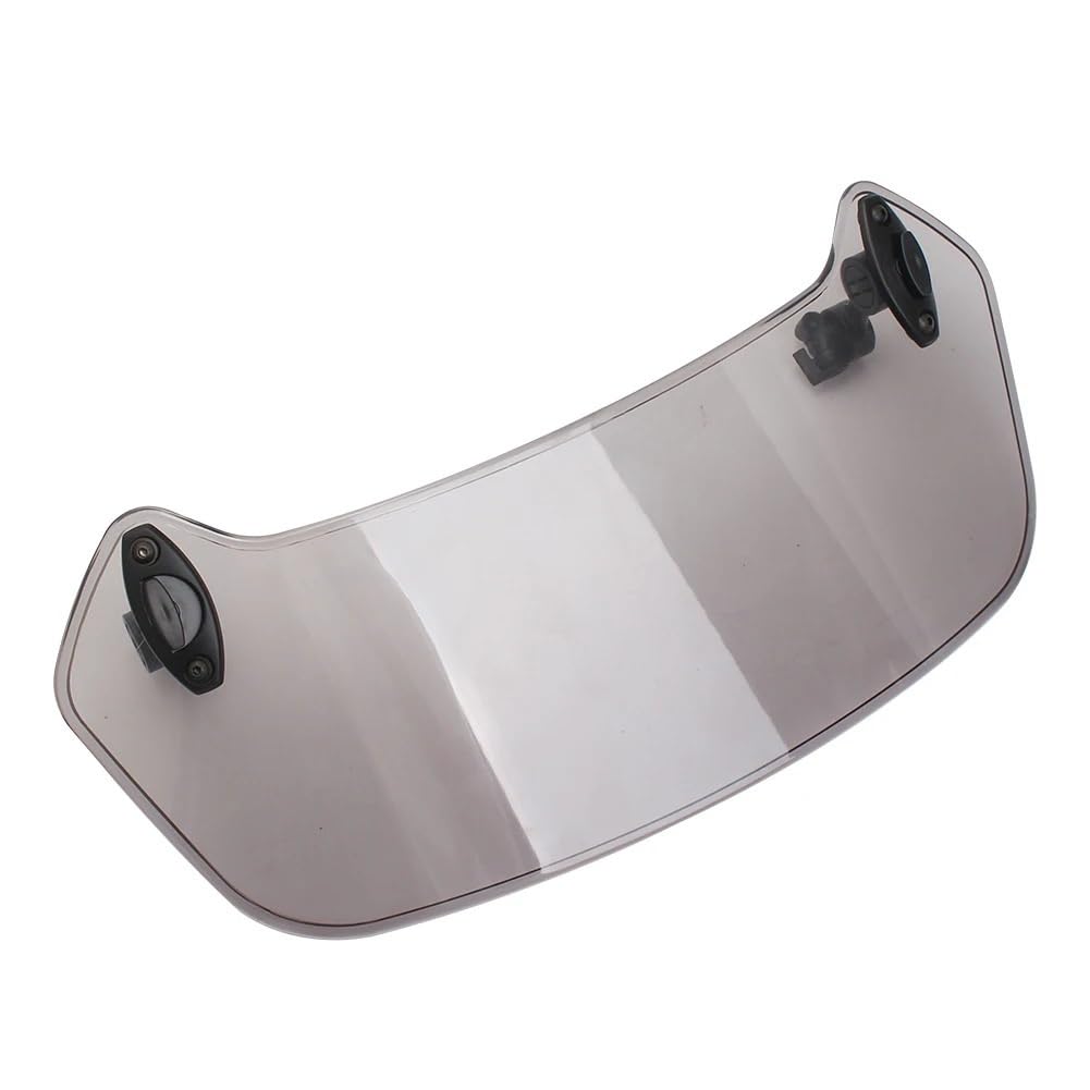 DINGZEN Aufsatz Windschutzglas Motorrad Clip-On Windschutzscheibenverlängerung Verstellbarer Spoiler Clamp-On Windschutzscheibenabweiser Für DU&Cati 888 849 851 749 898 1098 1198 von DINGZEN