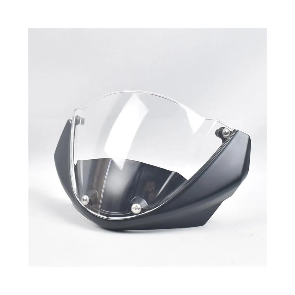 DINGZEN Aufsatz Windschutzglas Motorrad Sport Windschutzscheibe Kopf Abdeckung Windschutzscheibe Deflektor Visier Für Du&Cati Für Monster 696 795 796 1100 von DINGZEN