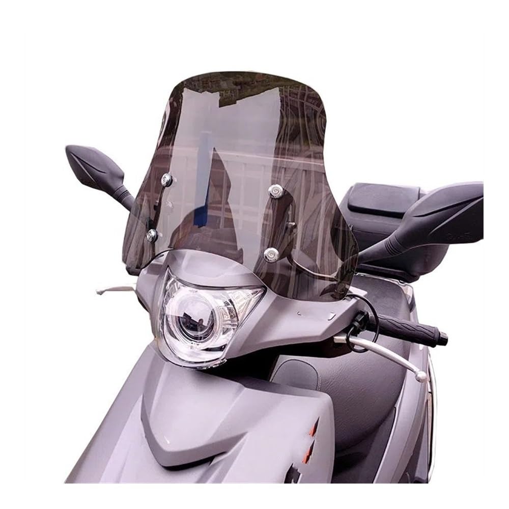 DINGZEN Aufsatz Windschutzglas Motorrad Windschutzscheibe Windschutz Windabweiser ABS Windschutz Spoiler FÜR SU&ZUKI UU125 Uu125 von DINGZEN