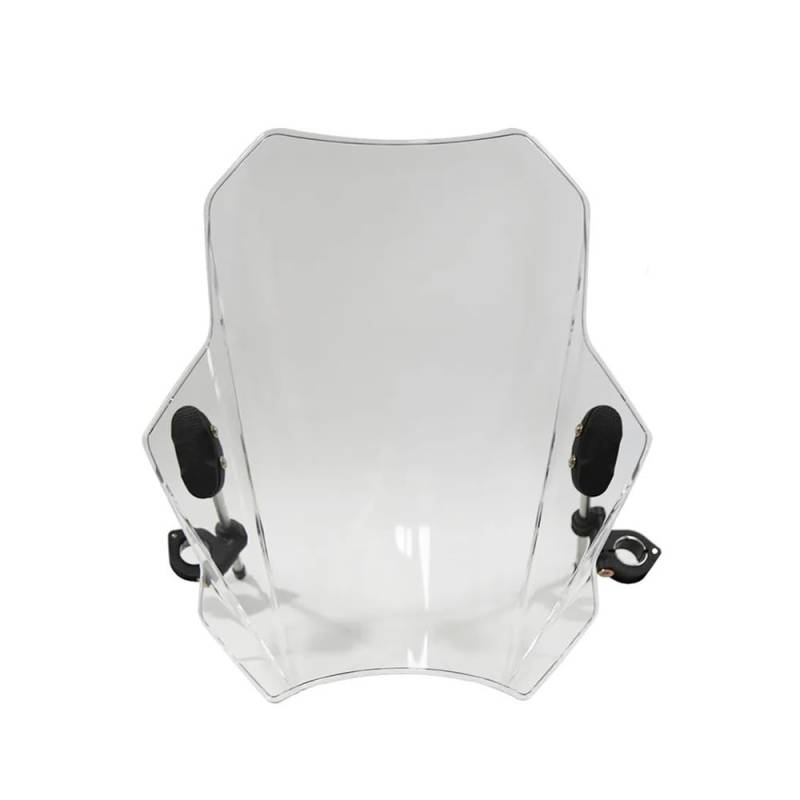 DINGZEN Aufsatz Windschutzglas Motorrad Windschutzscheibe Windschutzscheibe Universal Für DU&Cati Für Monster 696 796 821 1100 EVO Für Scrambler 1100 ICON URBAN Enduro Classic von DINGZEN