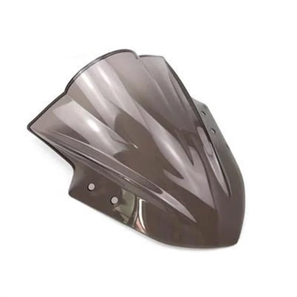 DINGZEN Aufsatz Windschutzglas Windschutzscheibe Windschutzscheibe Double Bubble Motorrad Windschutz Für Ka&wasaki NINJA250 NINJA300 EX 300R 2013 2014 2015 2016 2017 von DINGZEN