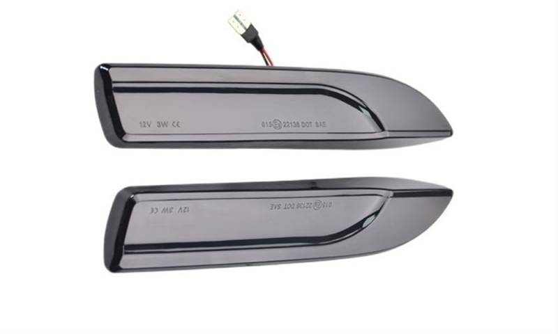 DINGZEN Dynamische Seitenblinker für Panamera für 970 für G1 Seitenmarkierung sinkend dynamisch blinkend sequentiell Blinker LED 09-16 dynamische Blinker von DINGZEN