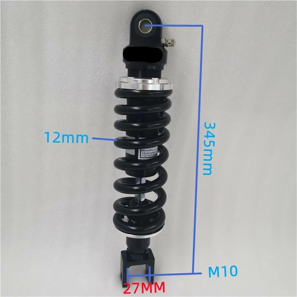 DINGZEN Motorrad Stoßdämp 305 mm 325 mm 345 mm 360 mm Motorrad-Stoßdämpfer für Tracer 700 CB600 MT09 NX 250 650 Ap&rilia Pegaso/Cube 650 ZX7R XJ900 von DINGZEN