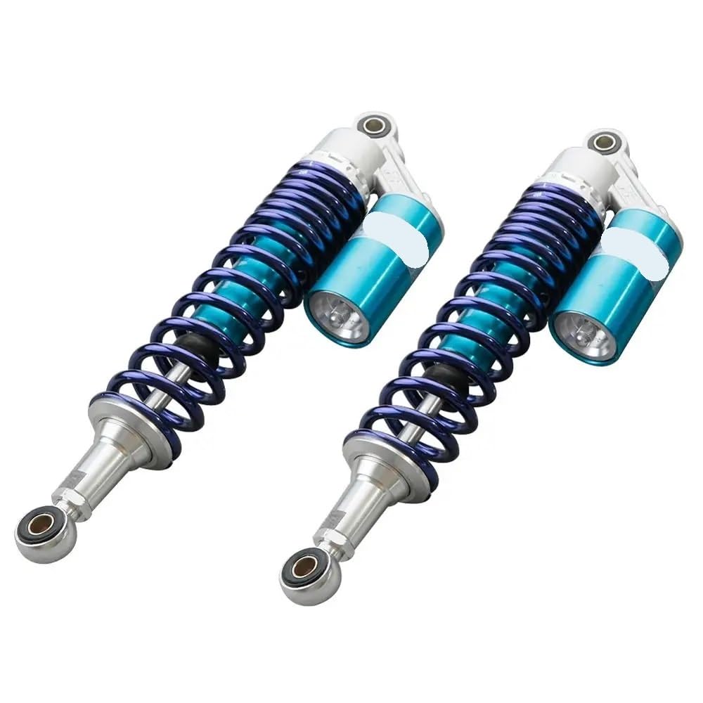 DINGZEN Motorrad Stoßdämp 320mm 340mm 375mm 400mm Motorrad Luft Stoßdämpfer Suspension Dämpfung Frühling Dämpfer für für Su&zuki für KA&WASAKI von DINGZEN