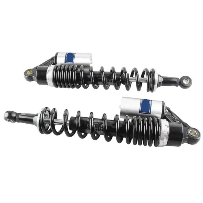 DINGZEN Motorrad Stoßdämp 320mm 340mm 375mm 400mm Motorrad Luft Stoßdämpfer Suspension Dämpfung Frühling Dämpfer für für Su&zuki für KA&WASAKI von DINGZEN