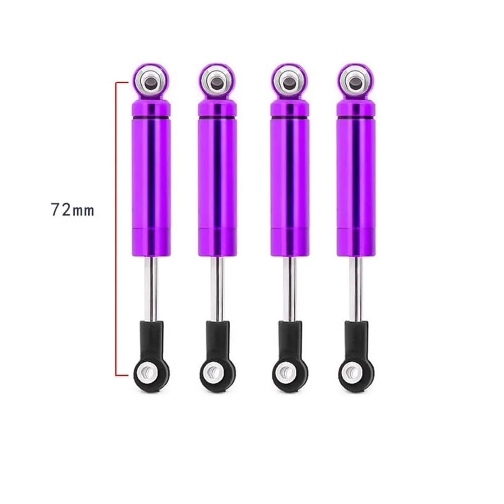 DINGZEN Motorrad Stoßdämp 62/72/82/92/102mm Stoßdämpfer Dämpfer Für 1/10 RC Crawler Axial SCX10 90046 TRX-4 d90 MST Redcat von DINGZEN