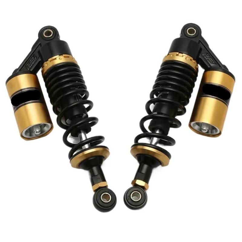 DINGZEN Motorrad Stoßdämp Für 280mm 11 "Motorrad Luft Stoßdämpfer Hinten Suspension Suspension Stoßstange Dämpfung Tieferlegungssätze Frühling Motor Roller ATV Quad von DINGZEN