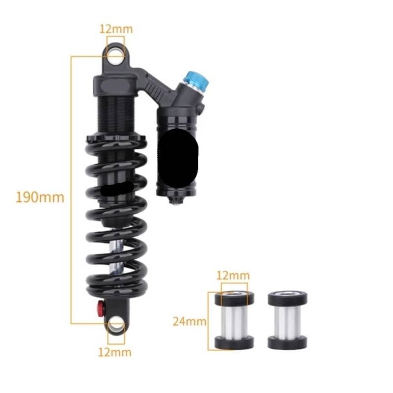 DINGZEN Motorrad Stoßdämp Für DNM Burner RCP2S Hinten Schock Downhill-Bike 165-265mm Rebound Kompression Vorspannung Downhill Für Fahrrad Motorräder Teile von DINGZEN