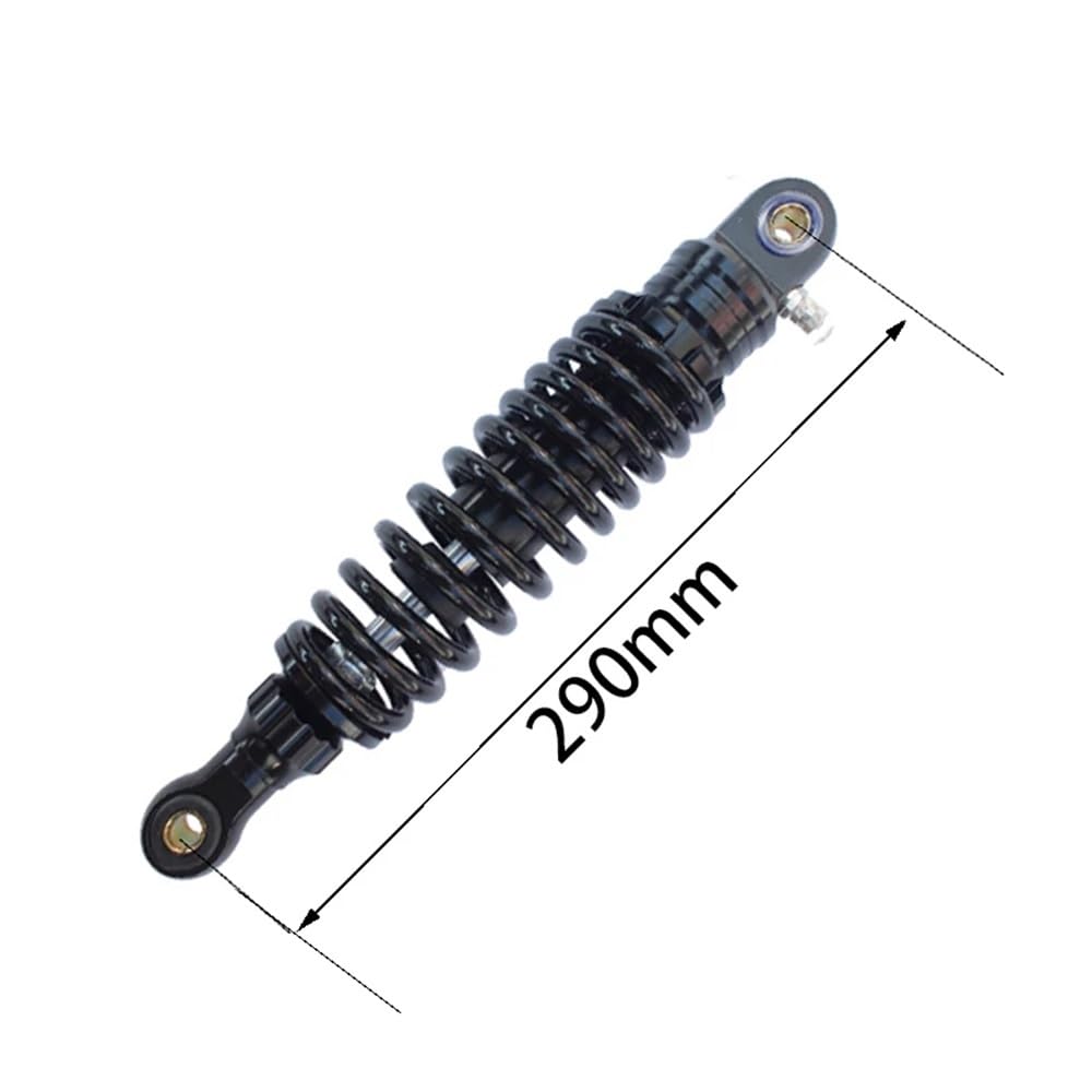 DINGZEN Motorrad Stoßdämp Hinten 250 260 270 290 310 330mm Motorrad Dämpfung Stoßdämpfer Federbeine Anpassung für Moped Roller Straße Dirt Bike von DINGZEN