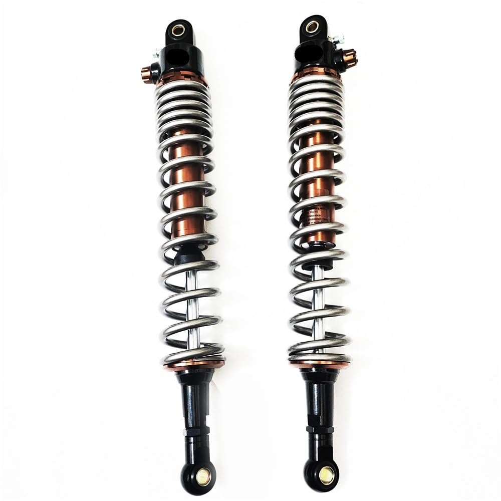 DINGZEN Motorrad Stoßdämp Universal 460mm 465mm 8mm Frühling Motorrad Stoßdämpfer Suspension für für Su&zuki für KA&WASAKI von DINGZEN