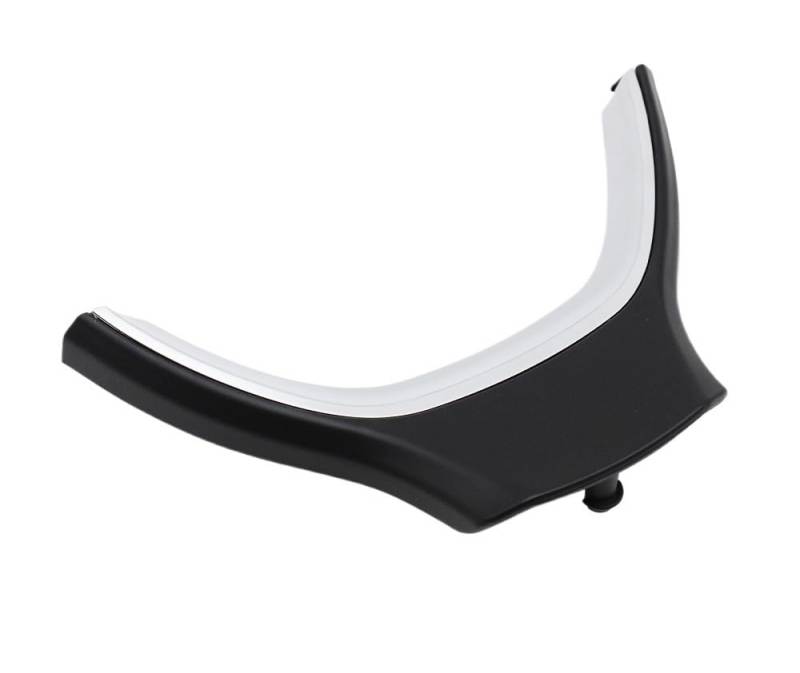 Lenkrad Zierrahmen Aufkleber Auto-Lenkradabdeckung, Verkleidung Für 5er 5GT Für 6er Für 7er F10 F11 F12 F07 F01 F02 520 525 530 730(Black) von DINGZEN