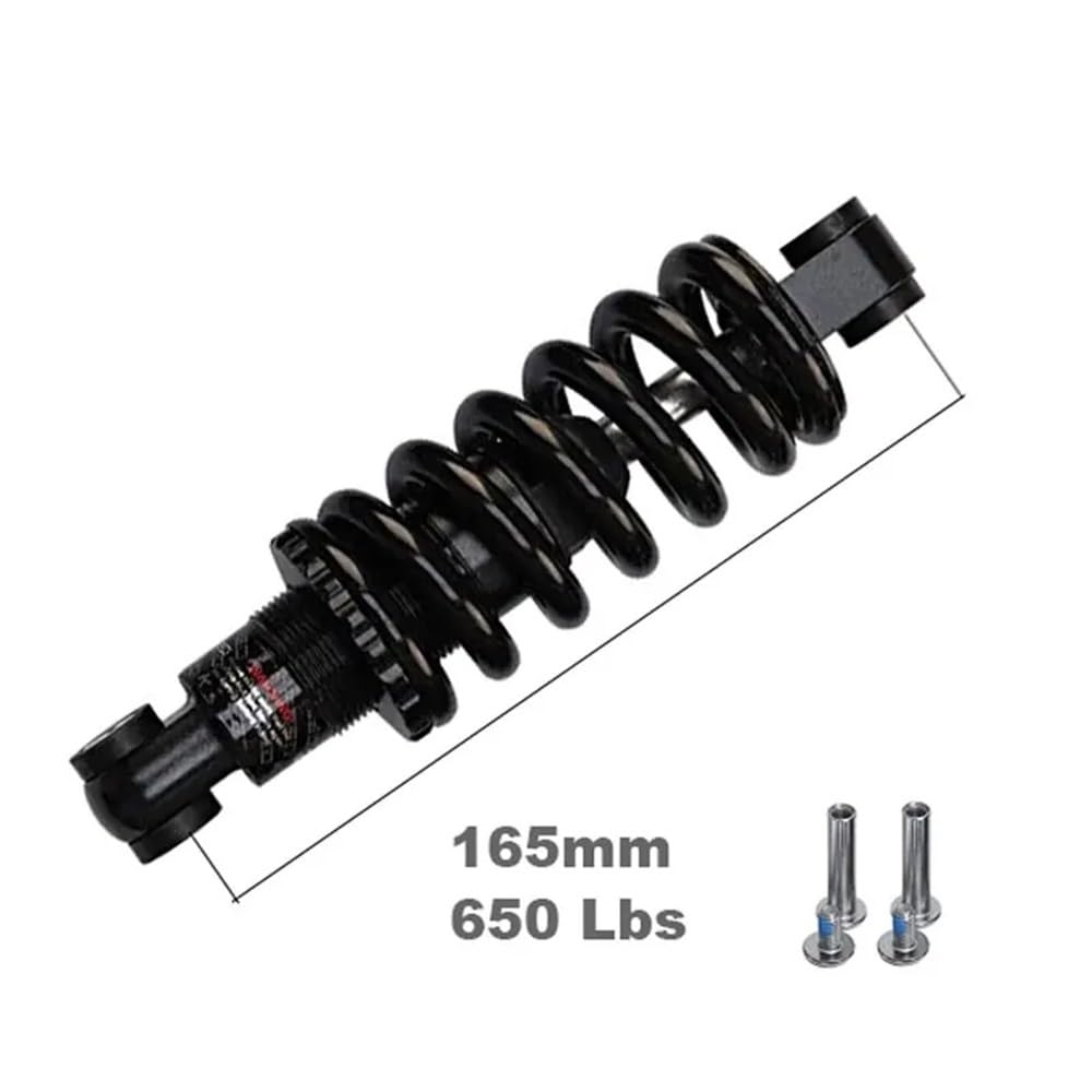 DINGZEN Motorrad Stoßdämp Hinten Stoßdämpfer Feder Für 125mm 150mm 165mm GS-121A Suspension Dämpfer von DINGZEN