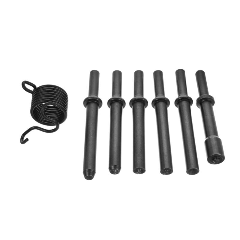 DINHEAROM 1 Set Drucklufthammer-drift-set Splintentreiber-set Splintenstanzer-niet-set Drucklufthammer-stanzset Hochleistungs-pneumatik-niethammer-werkzeugsatz von DINHEAROM