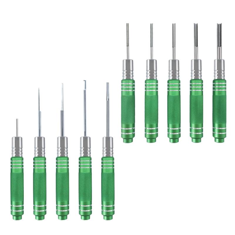 DINYO Verbessertes 10-teiliges Stiftausdreher-Werkzeug-Set zum Entfernen von Stiftklemmen, Auto-Depinning Werkzeug-Set, elektrische Kabelverbinder, Stiftentriegelungswerkzeuge, Terminal-Auswerfer-Kit von DINYO