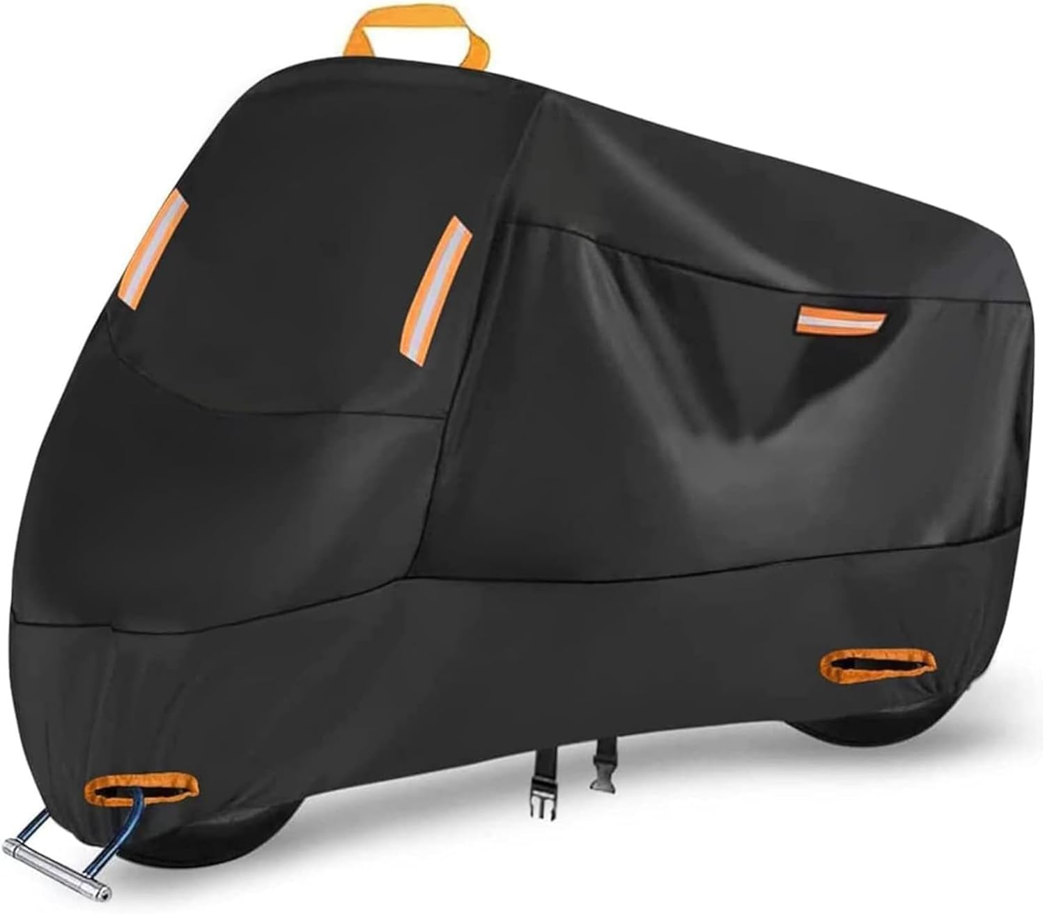 Motorrad Abdeckplane für Benelli Velvet 250 2007-2011, Motorradabdeckung, Motorradplane, Motorradgarage Winterfest Wasserdicht Abdeckplane, Motorrad Schutzhülle,Orange von DIOTTI