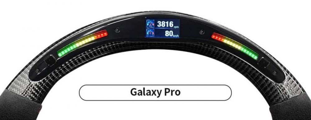 Universelles Auto-LED-Lenkrad-Display-Set, kompatibel mit Motoren, klassisches Modell, geeignet für RS AMG(Calaxy Pro 32 leds) von DIWUCXCA