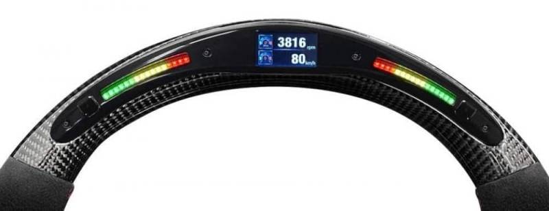 Universelles Auto-LED-Lenkrad-Display-Set, kompatibel mit Motoren, klassisches Modell, geeignet für RS AMG(Calaxy Pro 32 leds) von DIWUCXCA