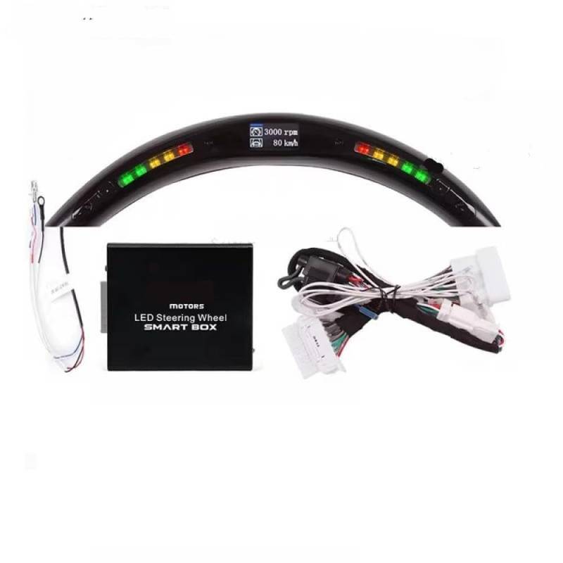 Universelles Auto-LED-Lenkrad-Display-Set, kompatibel mit Motoren, klassisches Modell, geeignet für RS AMG(Classic 20 Leds) von DIWUCXCA