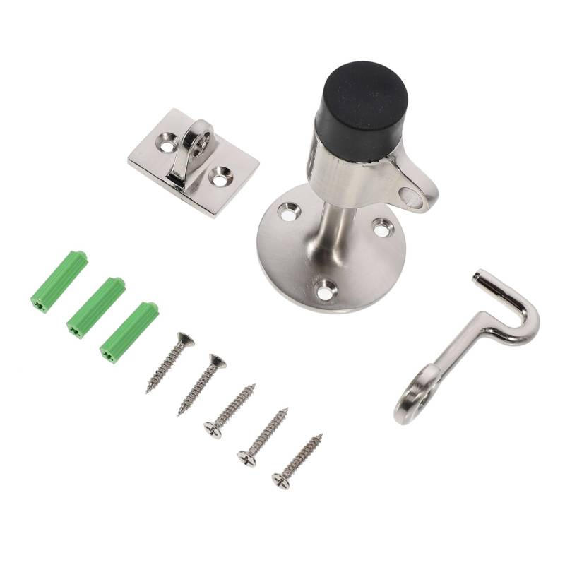 DIYEAH 1stk Türstopper Türstopper Türberührung Ausziehbare Abzeichenrollen Im Herbst Balkon Türstopper Winddichte Türschnalle Türstopper Für Den Haushalt Torstopper Zinklegierung Silver von DIYEAH