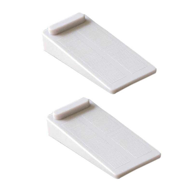 DIYEAH 2St Türanschlagkeil Regalstützen aus Draht Flaschenöffner für Schlüssel Tape Dispenser Schreibtisch niedlich Tür stoppt door holder door stops Türstopper Tür Sicherheitskeil Weiß von DIYEAH