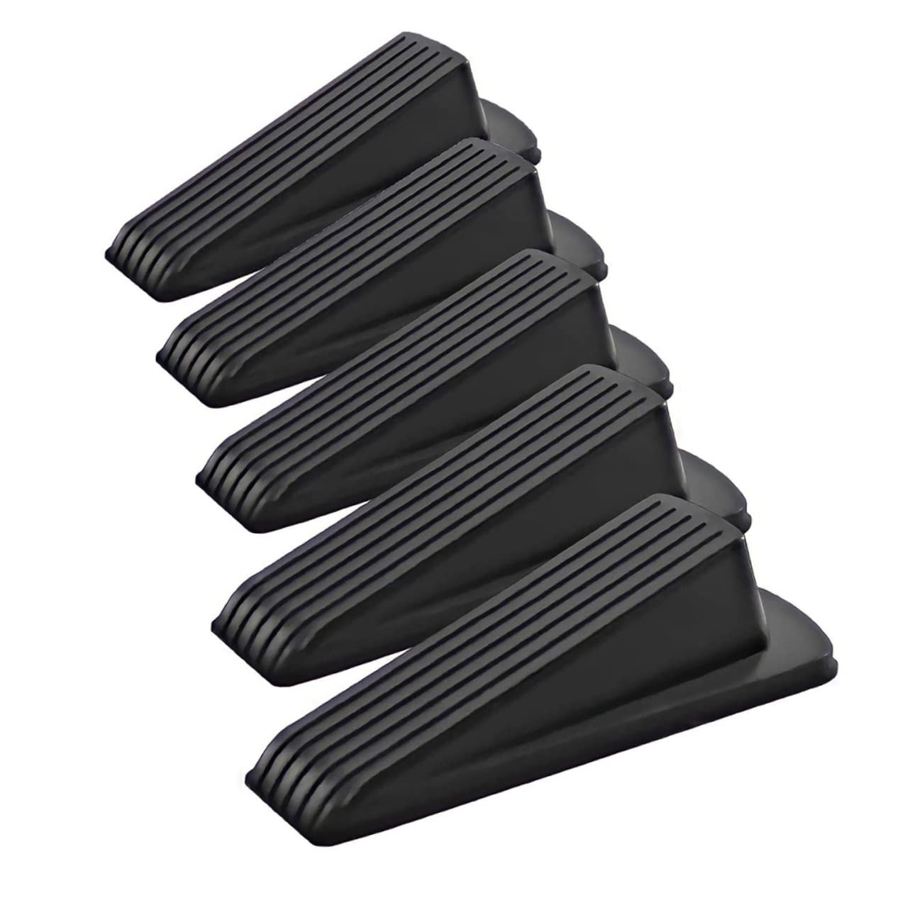 DIYEAH 5St Sturm Türstopper Türschutz Schutz Türstopper Sicherheitstürwächter Babyschutz für Möbel wandtürstopper door stops Sicherheits-Türstopper Türstopper für Zuhause Gummi Black von DIYEAH