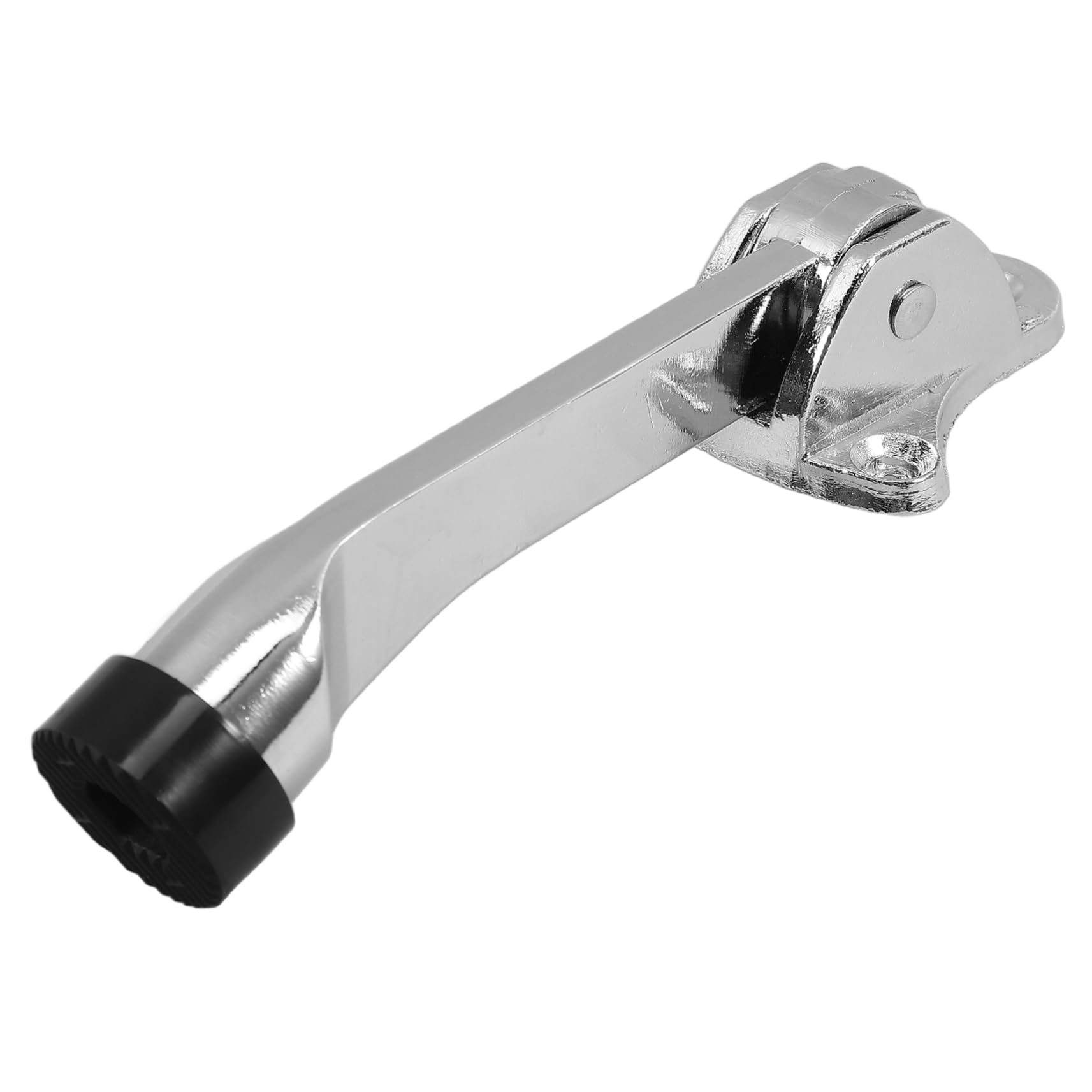 DIYEAH Fuß Türstopper Schutz Reisetürschloss Türstopper Keil Türklingel Türschließer Garage Scheunentorstopper für Schiene Türstopper Boden Tür stoppt Stopper für Tür Zinklegierung Silver von DIYEAH