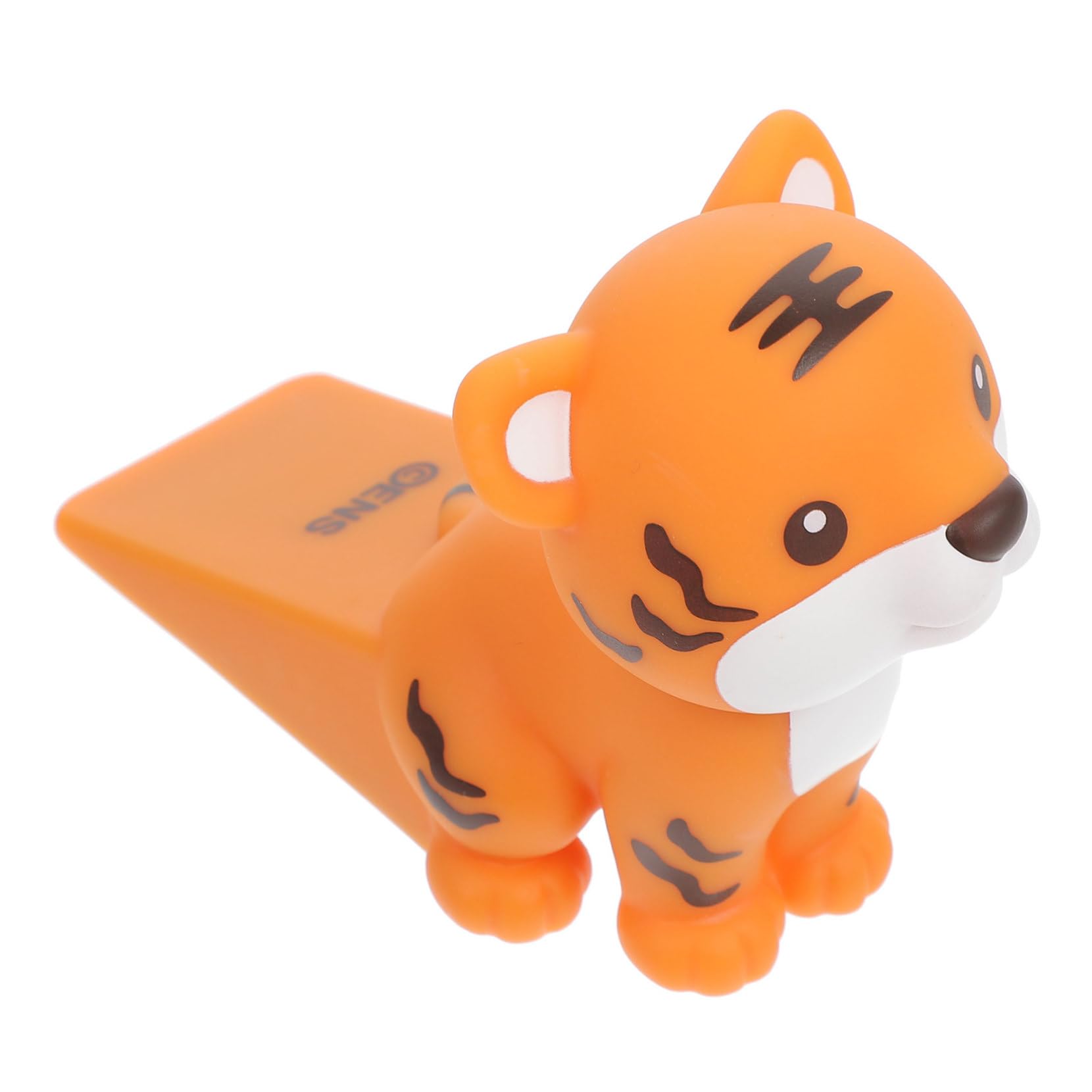 DIYEAH Tiger Türstopper door stops door wedge abtreter Wand Sicherheitstürstopper stoppt Türstopper für das neue Jahr Mini- handhaben Kette Flexibler Türhalter Keilstopper PVC Orange von DIYEAH