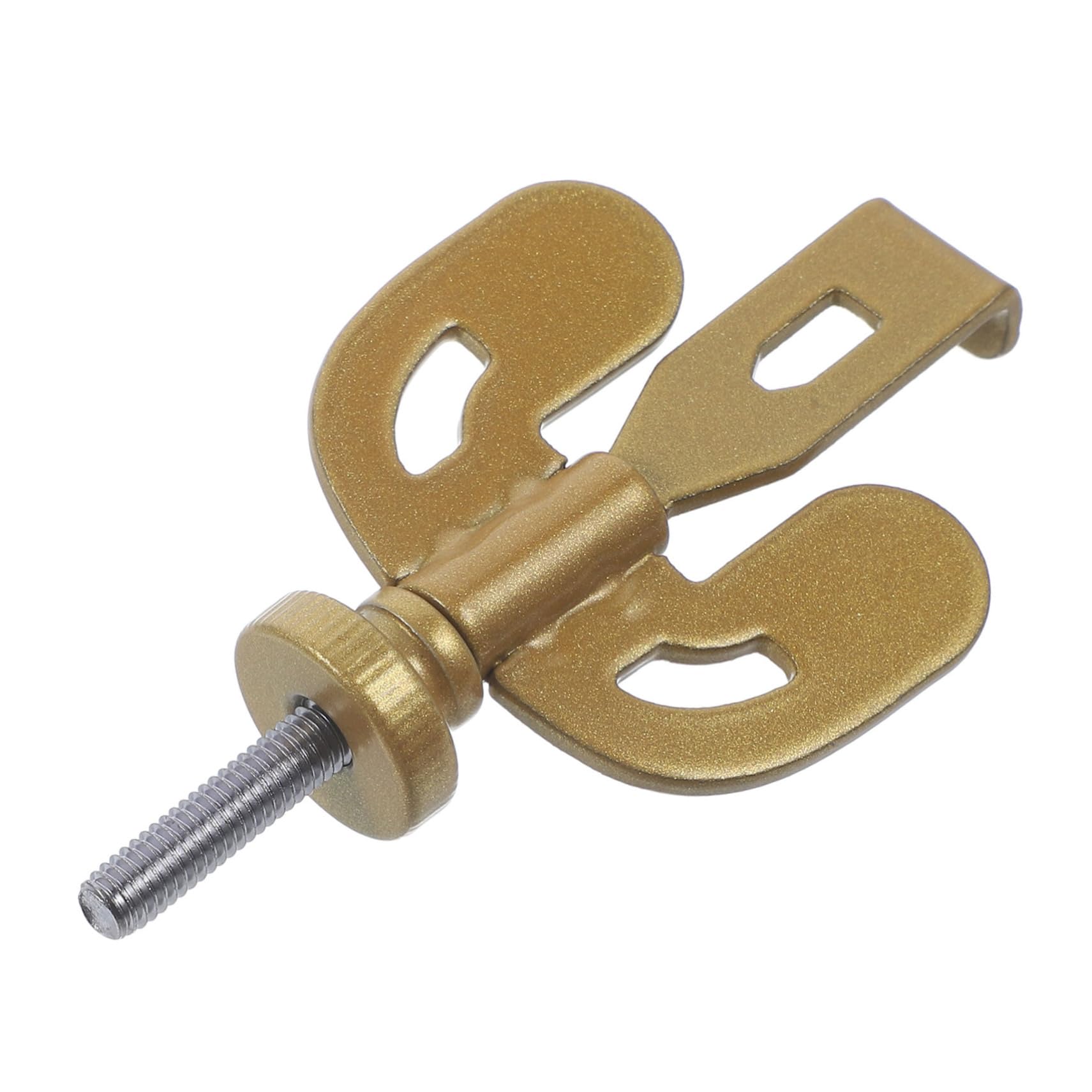 Türstopper portable door lock travel lock abtreter tragbares Türschloss für die Türschloss für Hotelzimmer Hochleistungstürschloss für Hotel Schloss für Tür Stahl Golden DIYEAH von DIYEAH