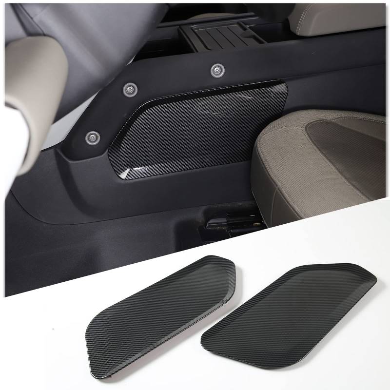 DIYUCAR Auto Side Center Control Storage Box Space Plate Cover Trim For LR Defender 90 110 130 2020-2023 Interior Accessories (Carbon Fiber) von DIYUCAR