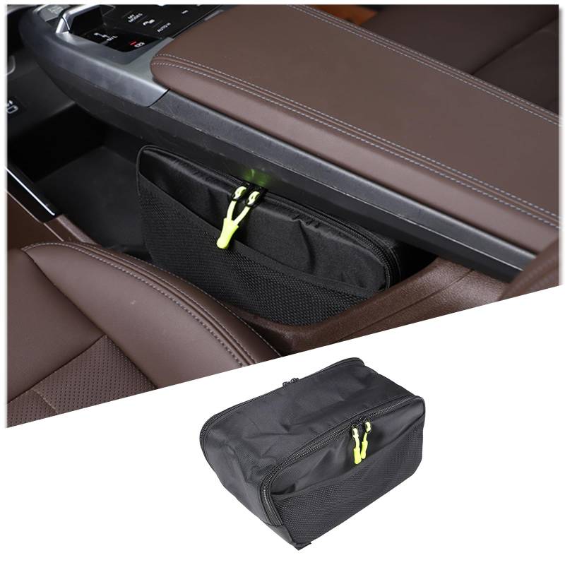 DIYUCAR Für B-M-W X1 U11 2023 2024 untere zentrale Steuerung, Aufbewahrungstasche, Mittelkonsole, Armlehne, Organizer-Box, großes Fassungsvermögen, mehrere Taschen, Auto-Innenzubehör von DIYUCAR