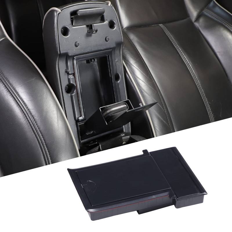 DIYUCAR Für Hummer H3 2005–2009 ABS Auto Mittelkonsole Armlehne Box Versteckte Aufbewahrungsbox Privatsphäre Aufbewahrungsbox Autozubehör von DIYUCAR