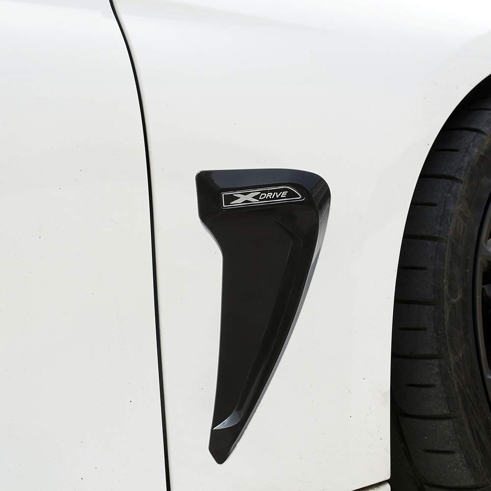 Für F30 F31 F32 F33 F48 Xdrive Emblem Logo Shark Gills Side Fender Vent Dekoration 3D Aufkleber Auto Zubehör von DIYUCAR