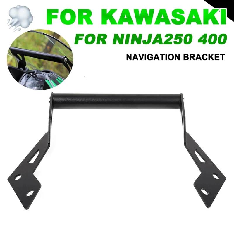 For 400 NINJA400 NINJA 400 250 NINJA250 Zubehör Motorrad Handy Halter Stehen GPS Navigation Platte Halterung von DIYUHUO