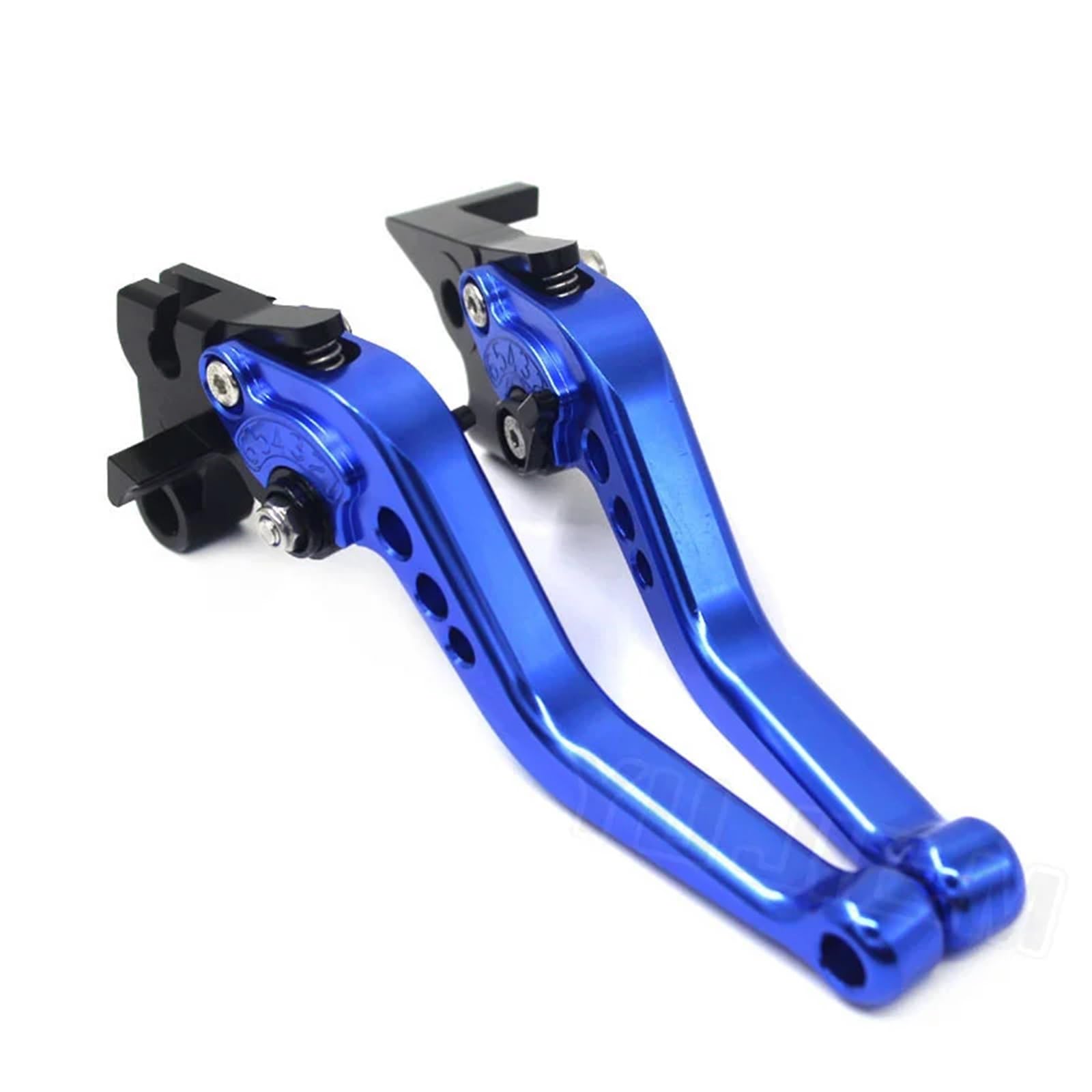 For Motorrad CNC 5-Gang Einstellbarer Aluminium-Bremskupplungshebel ZA 350 FORZA300 FORZA 250 FORZA 125/150/750 2001-heute(NO LOGO Blue) von DIYUHUO