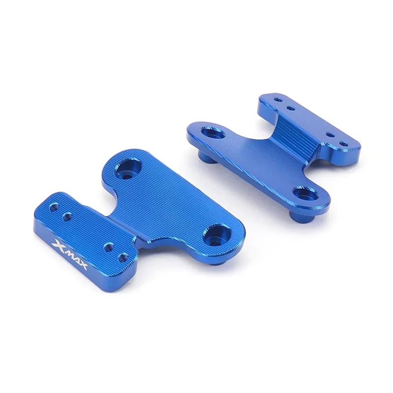 For XMAX300 X-MAX300 X 300 X-MAX 300 2017-2023 Spiegel Set Rückspiegel Vorwärts Halterung Motorrad Zubehör Geeignet(Blue bracket) von DIYUHUO