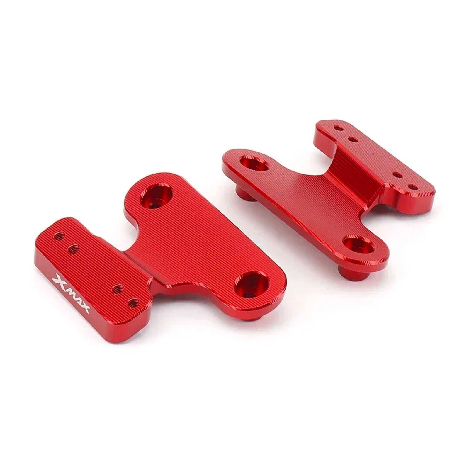 For XMAX300 X-MAX300 X 300 X-MAX 300 2017-2023 Spiegel Set Rückspiegel Vorwärts Halterung Motorrad Zubehör Geeignet(Red bracket) von DIYUHUO